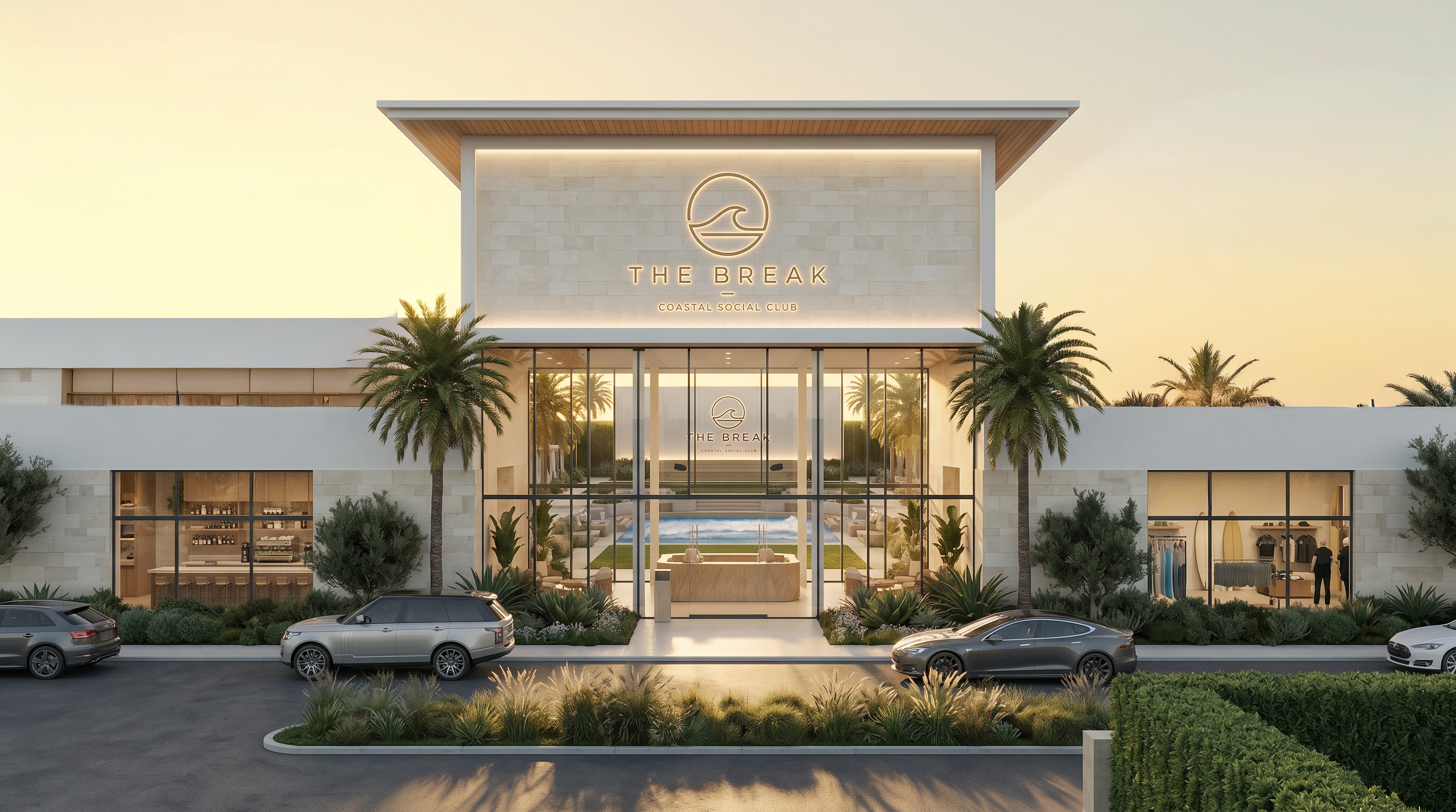 The Break front entrance concept
